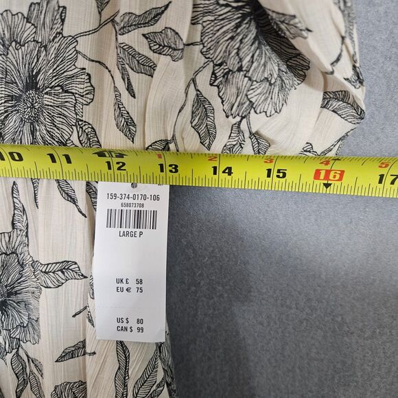 Abercrombie & Fitch Summer Dress Large Petite Pockets Feminine Girly Ruffled - Picture 5 of 9